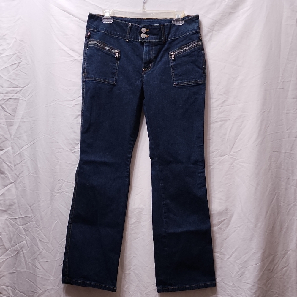 Polo by Ralph Lauren Blue Flare Wide Leg Jeans